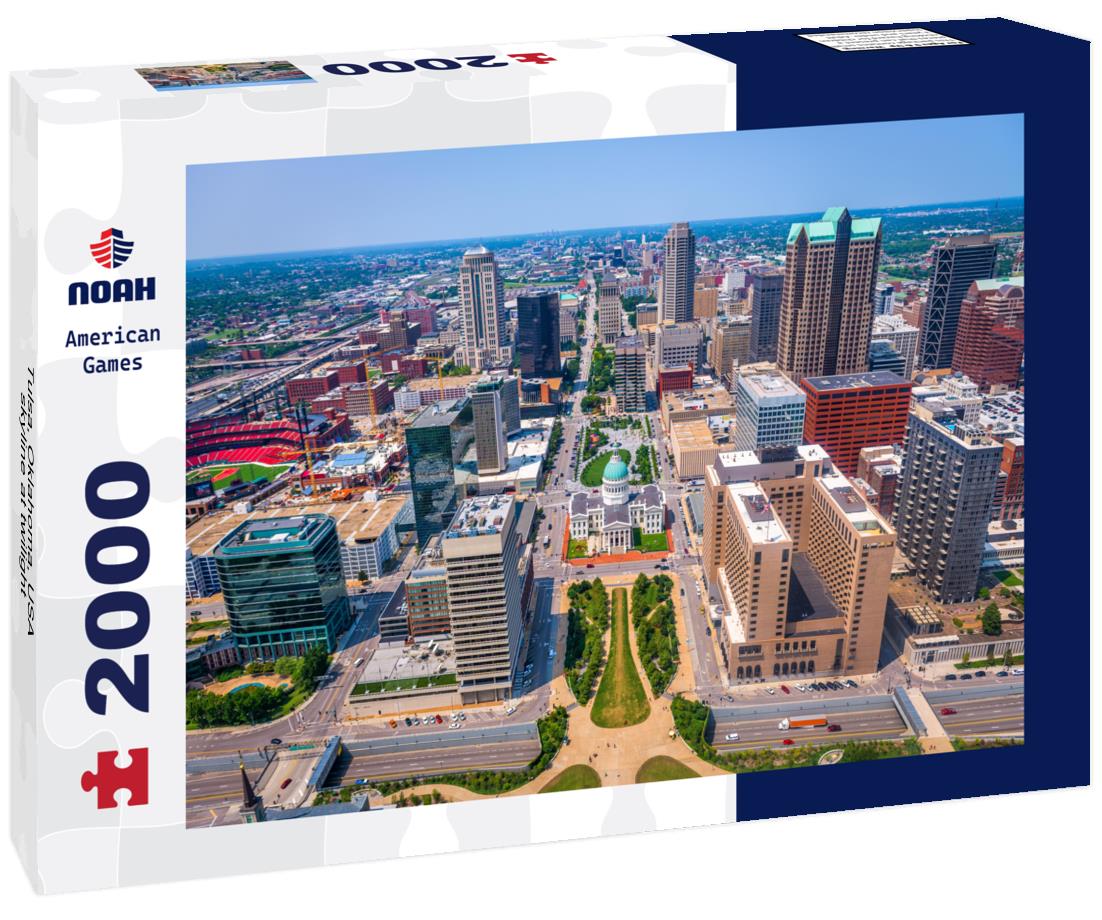 Noah Jigsaw Puzzle Tulsa, Oklahoma, USA skyline at twilight 2000 pieces