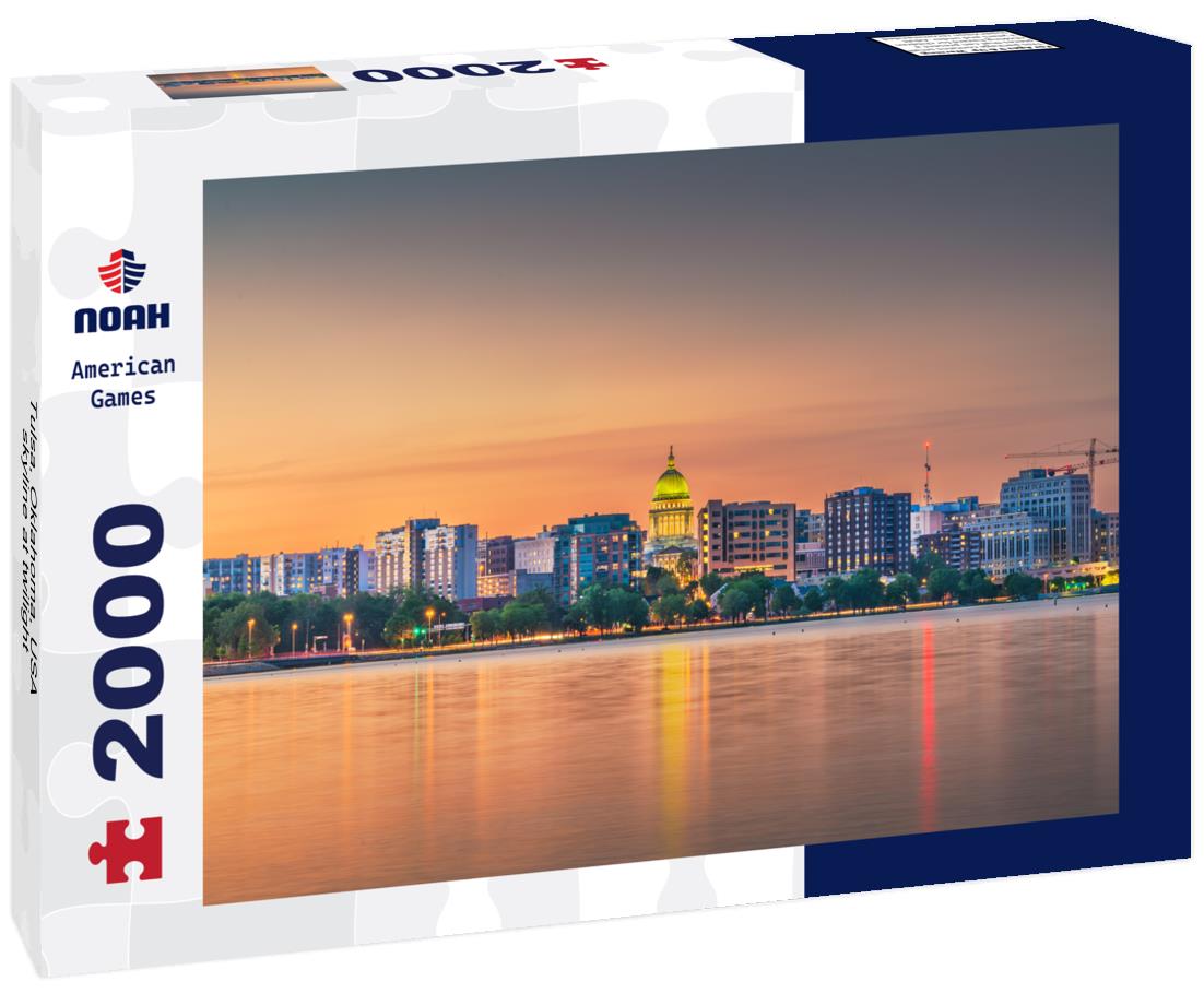 Noah Jigsaw Puzzle Tulsa, Oklahoma, USA skyline at twilight 2000 pieces