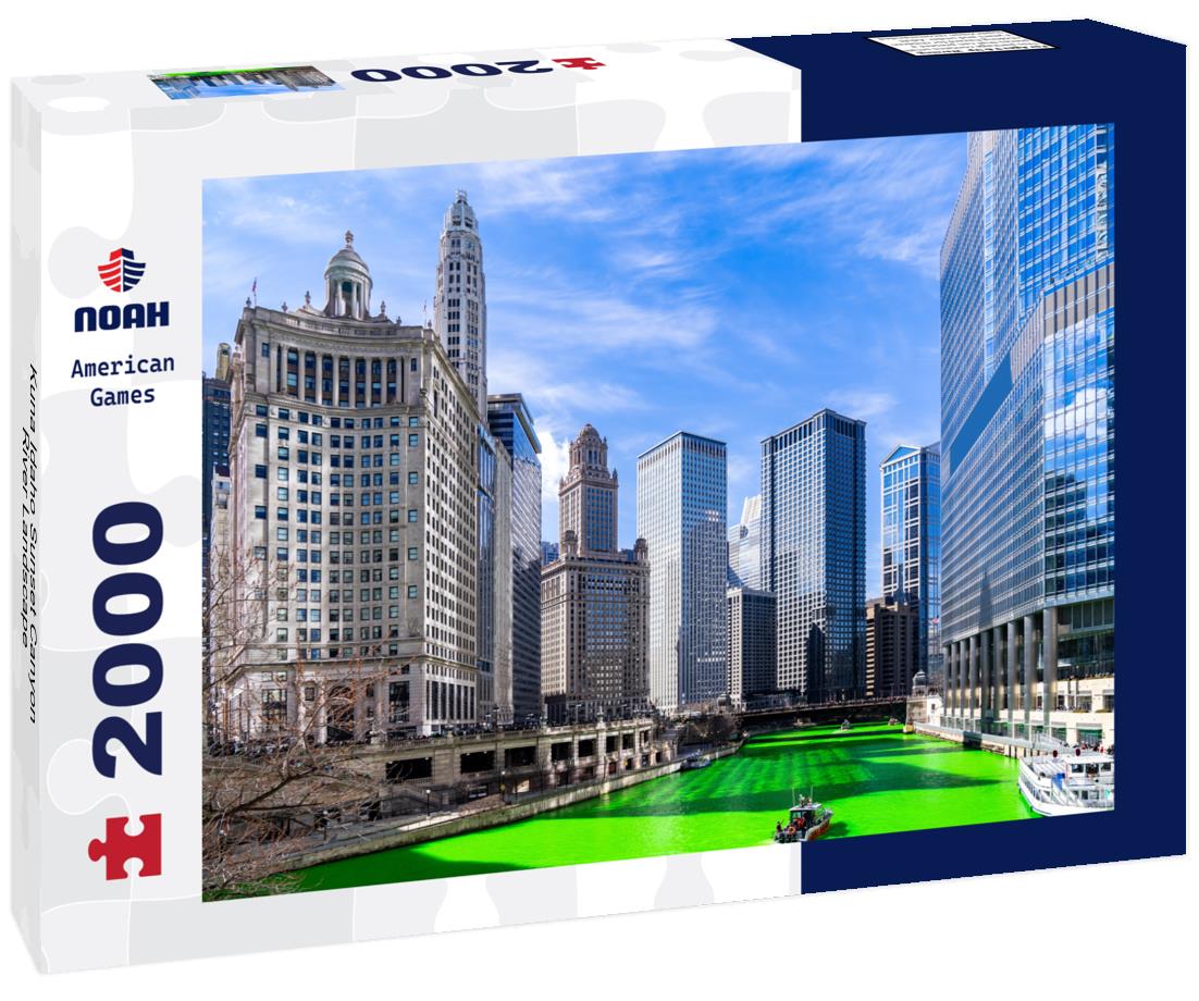 Noah Jigsaw Puzzle Kuna Idaho Sunset Canyon River Landscape 2000 pieces