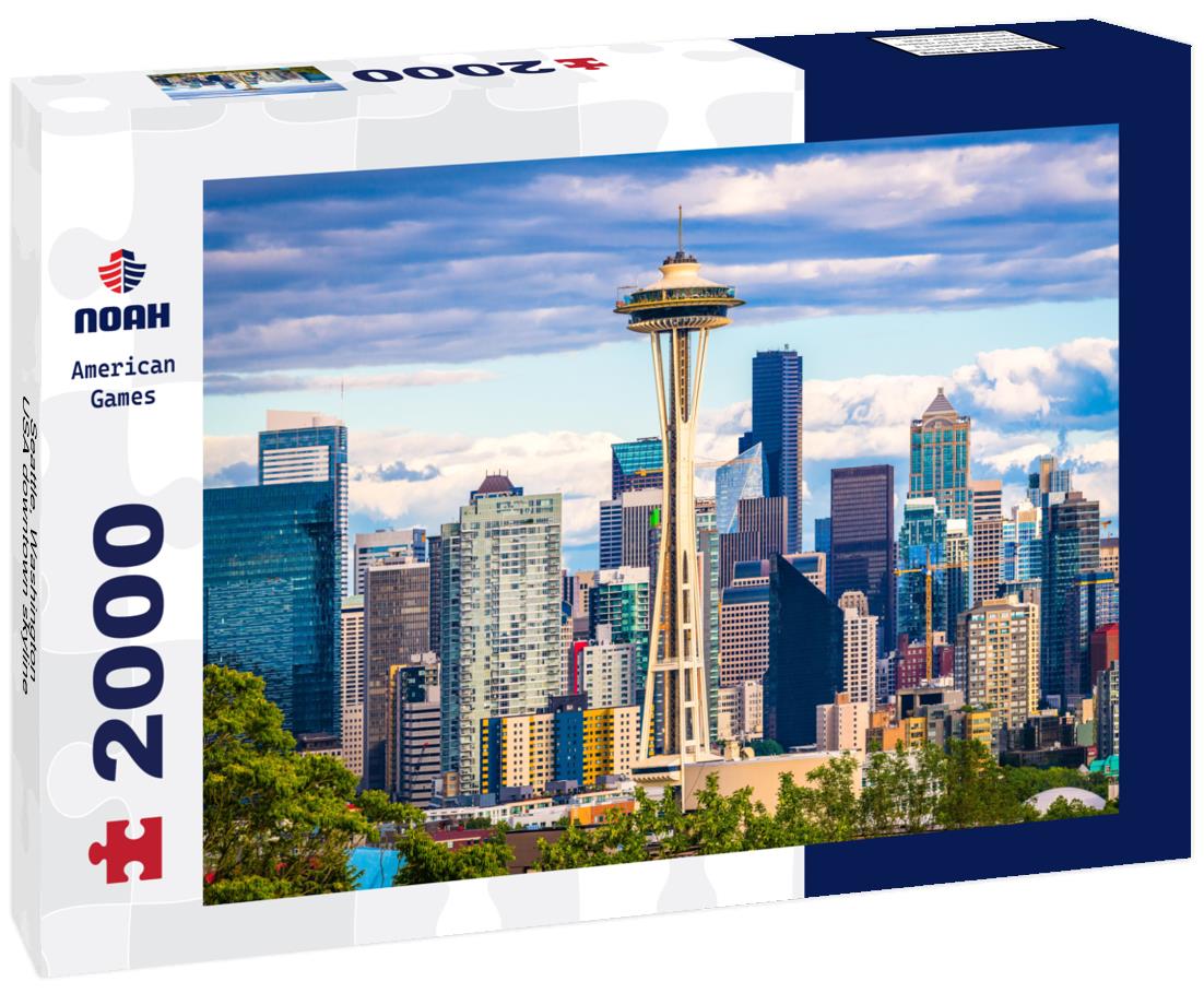 Noah Jigsaw Puzzle Seattle, Washington, USA downtown skyline 2000 pieces