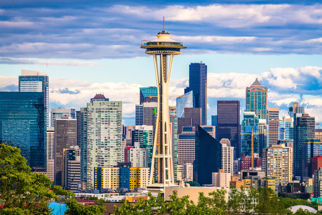 Noah Jigsaw Puzzle Seattle, Washington, USA downtown skyline 2000 pieces