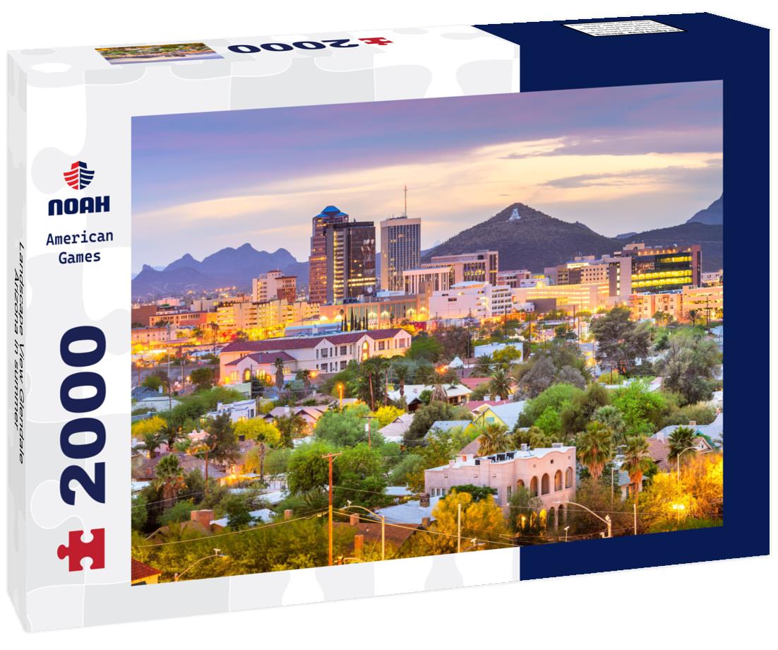 Noah Jigsaw Puzzle Landscape View Glendale Arizona in summer 2000 pieces