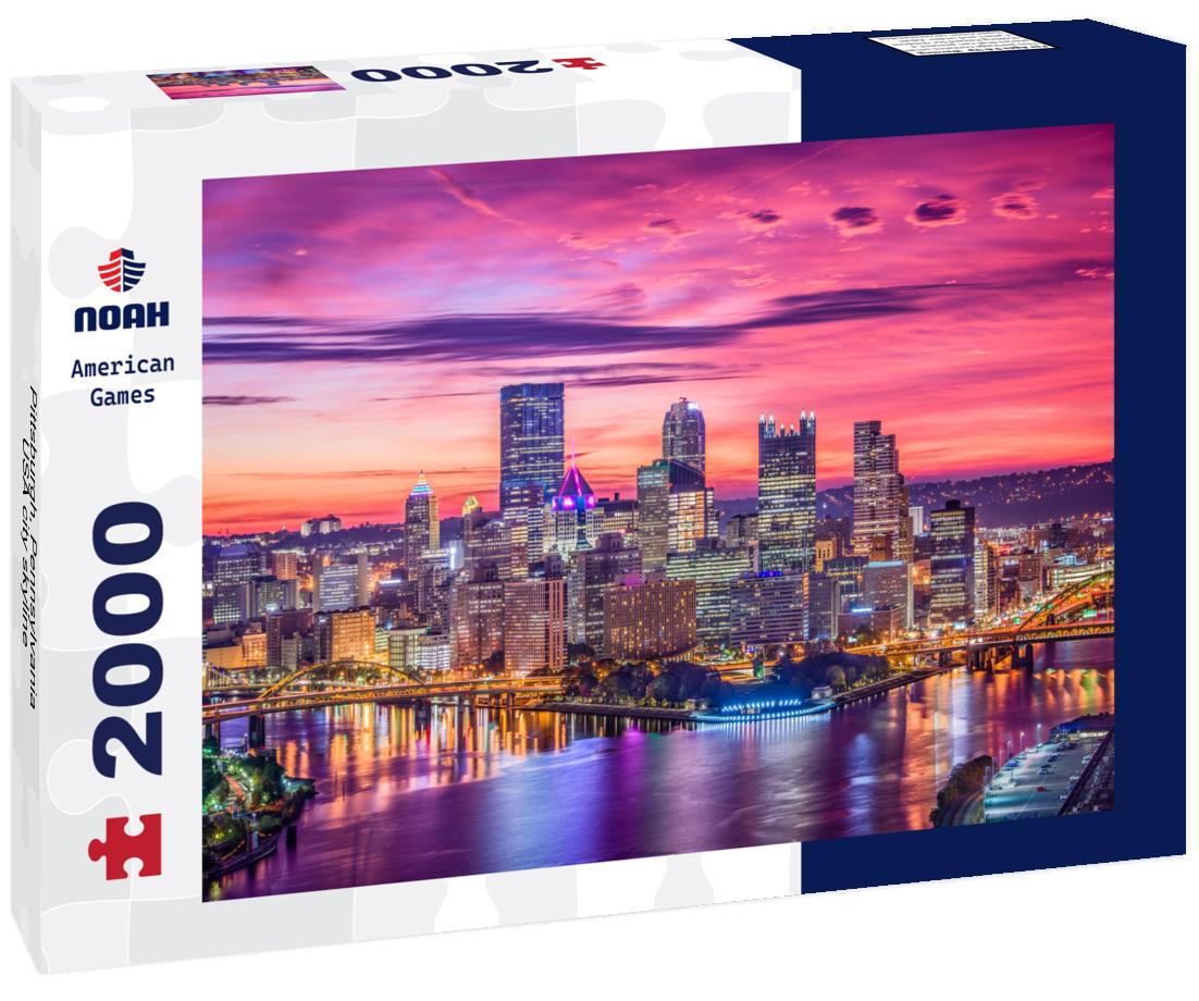 Noah Jigsaw Puzzle Pittsburgh, Pennsylvania, USA city skyline 2000 pieces