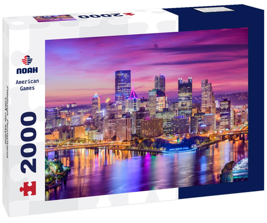 Noah Jigsaw Puzzle Pittsburgh, Pennsylvania, USA city skyline 2000 pieces