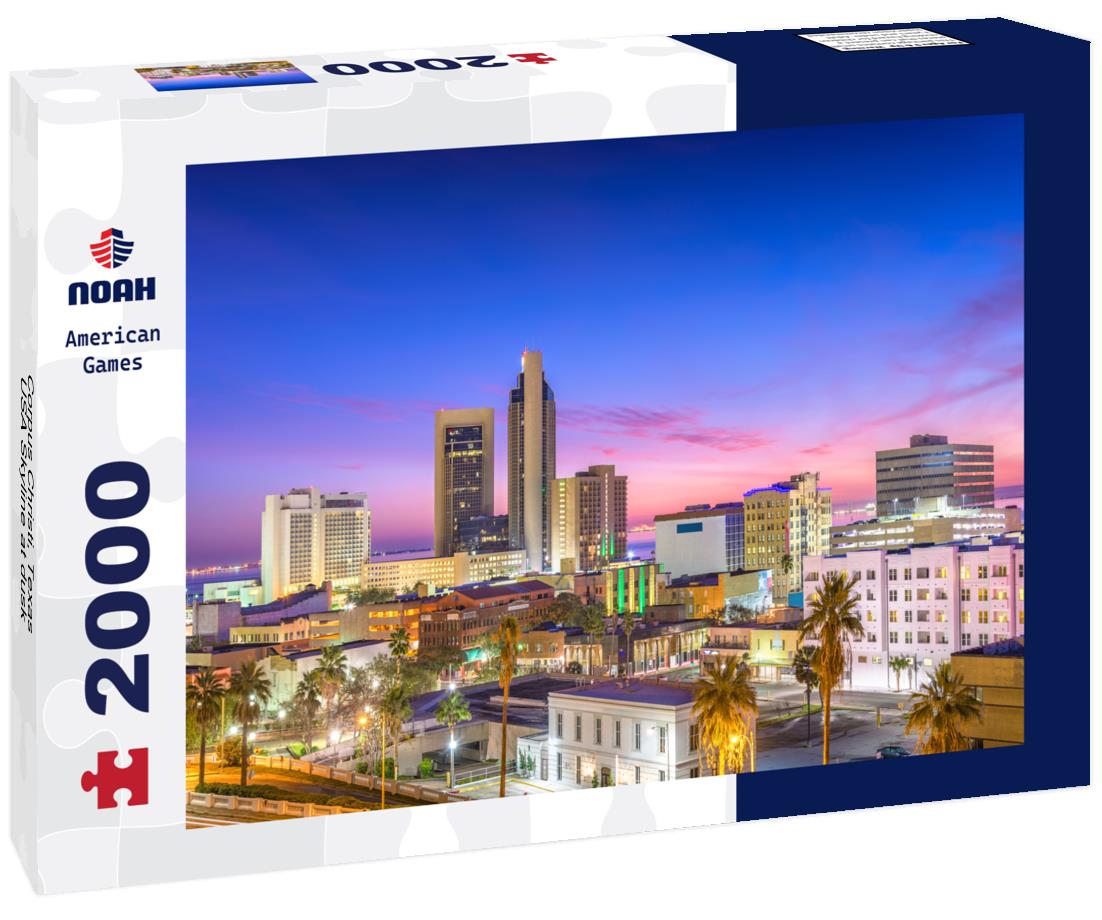 Noah Jigsaw Puzzle Corpus Christi, Texas, USA Skyline at dusk 2000 pieces