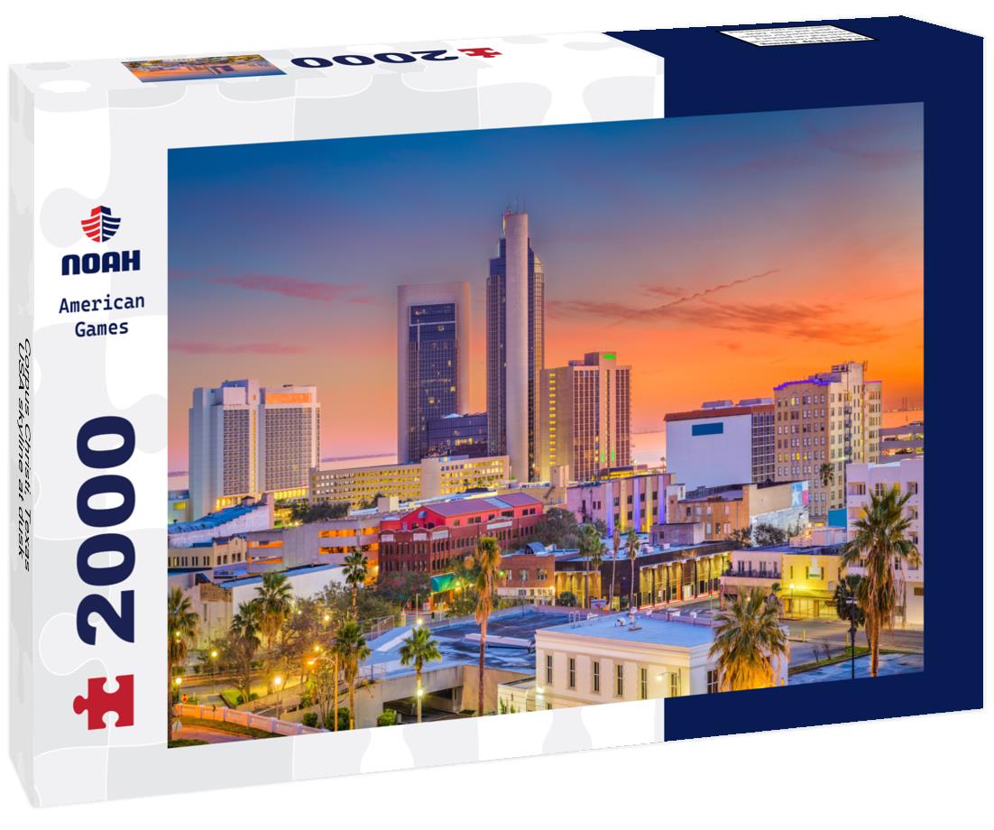 Noah Jigsaw Puzzle Corpus Christi, Texas, USA skyline at dusk 2000 pieces