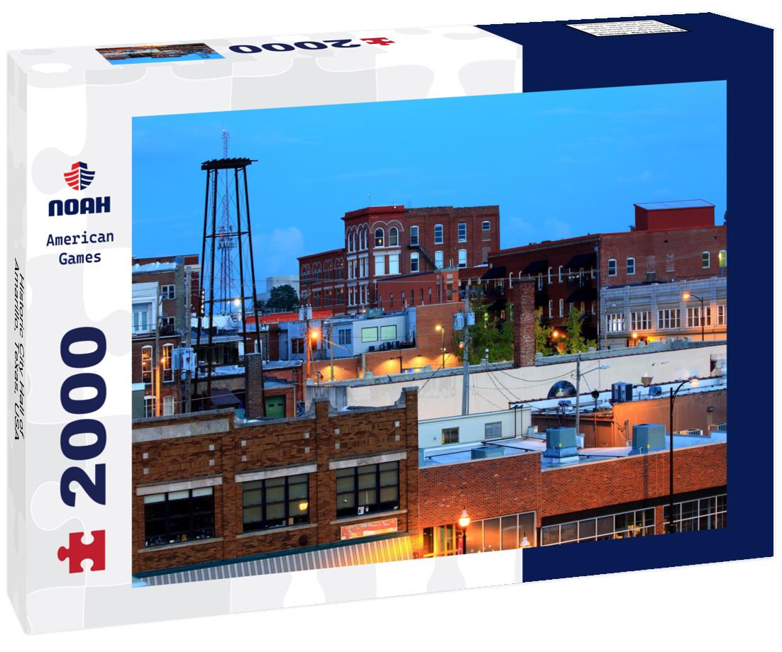 Noah Jigsaw Puzzle Historic City Hall of Amarillo, Texas, USA 2000 pieces