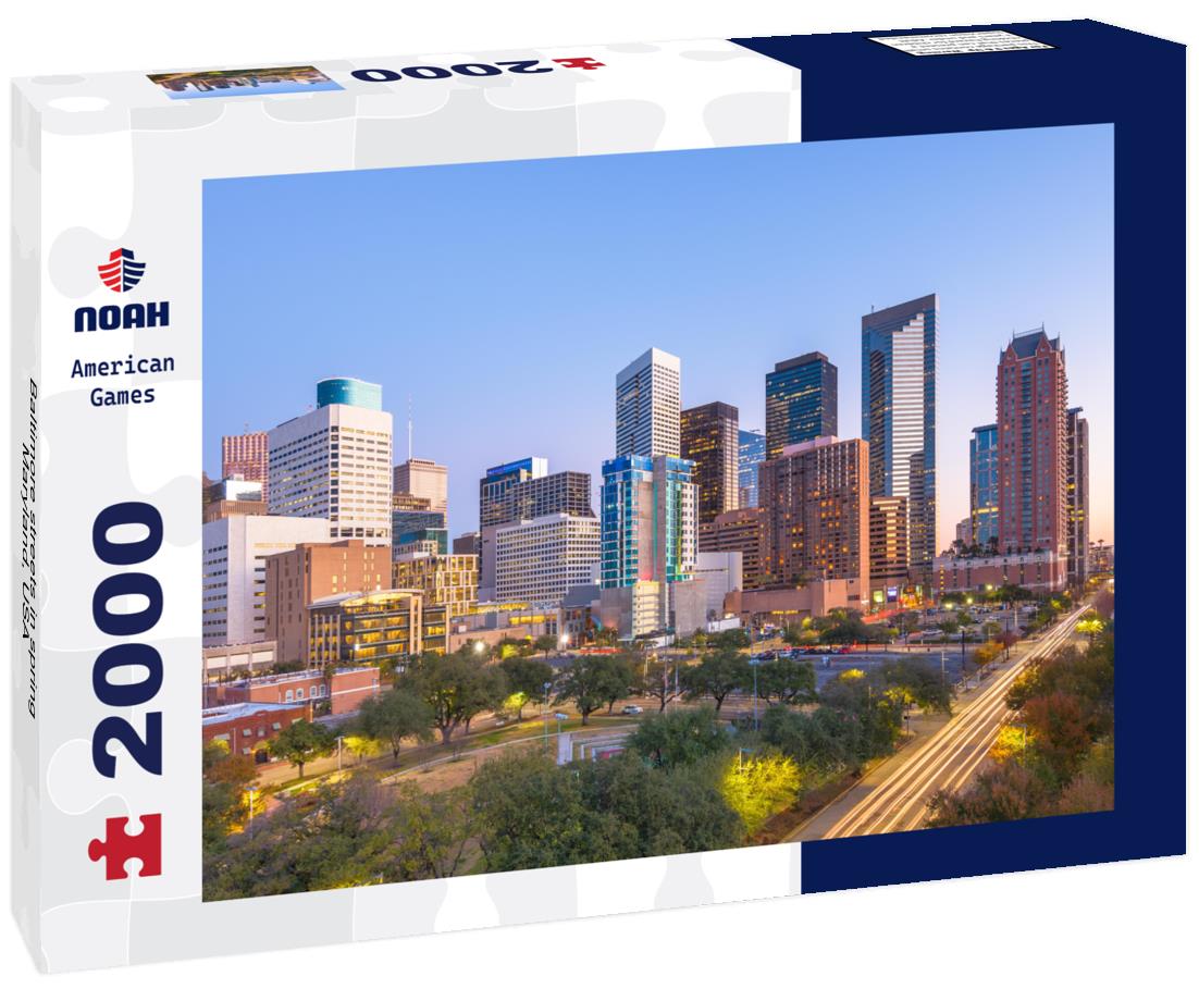 Noah Jigsaw Puzzle Baltimore streets in spring, Maryland, USA 2000 pieces
