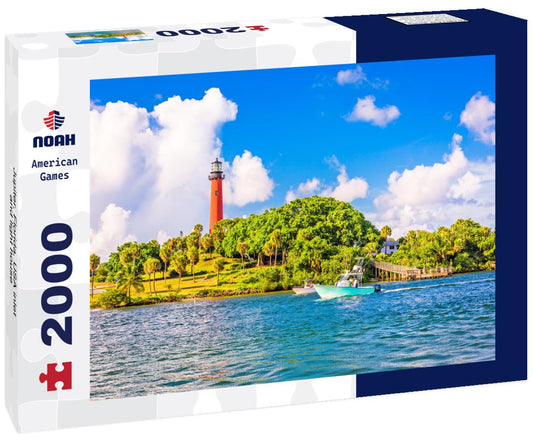 Noah Jigsaw Puzzle Jupiter, Florida, USA inlet and light house 2000 pieces