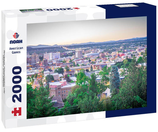 Noah Jigsaw Puzzle Spokane Washington city skyline and streets 2000 pieces