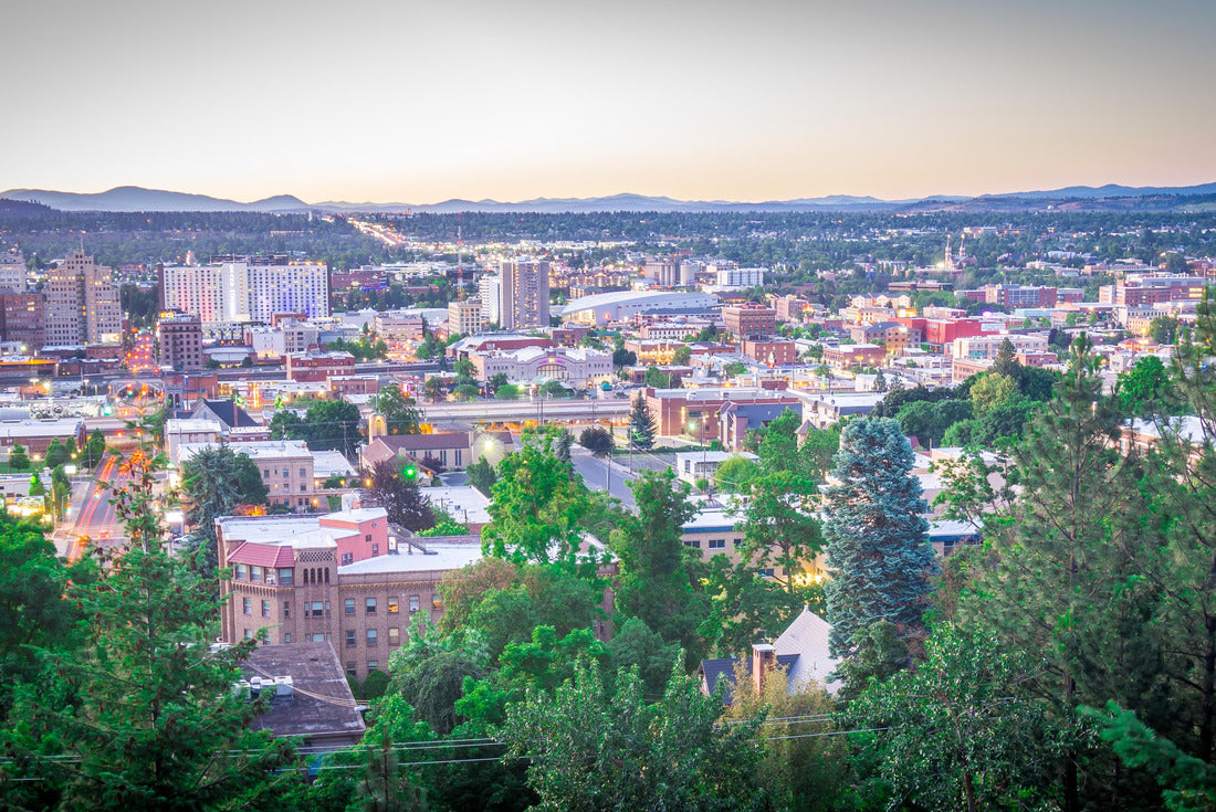 Noah Jigsaw Puzzle Spokane Washington city skyline and streets 2000 pieces