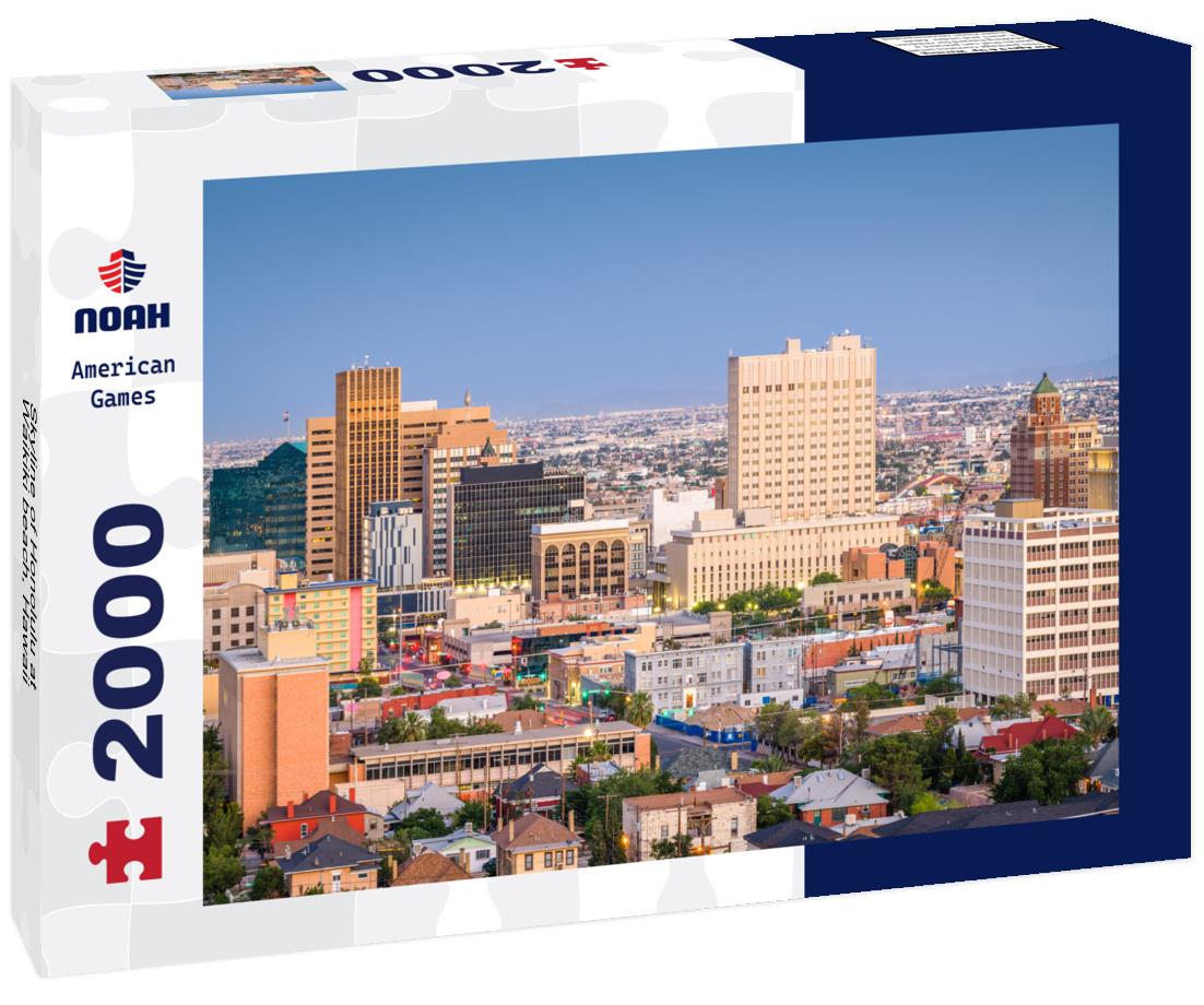 Noah Jigsaw Puzzle Skyline of Honolulu at Waikiki beach, Hawaii 2000 pieces