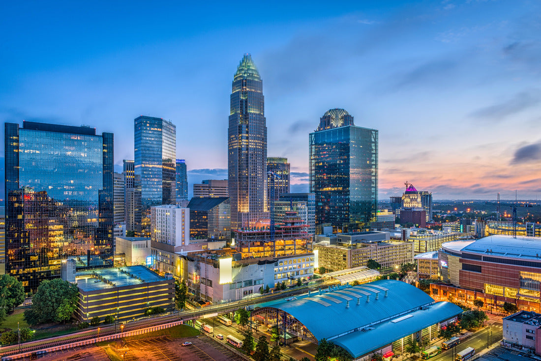 Noah Jigsaw Puzzle Charlotte, North Carolina, USA uptown skyline 2000 pieces