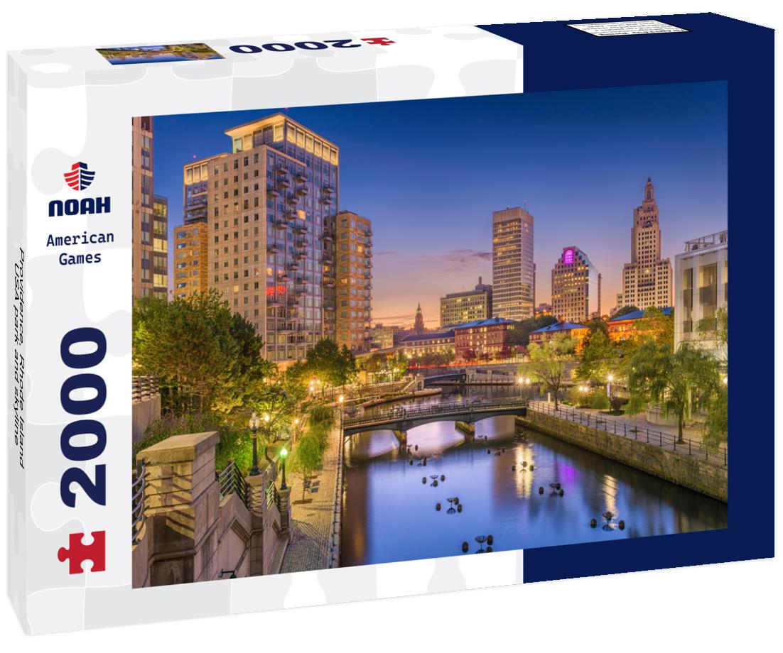 Noah Jigsaw Puzzle Providence, Rhode Island, USA park and skyline 2000 pieces