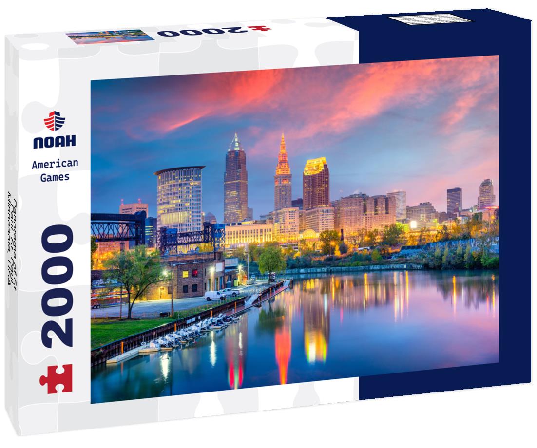 Noah Jigsaw Puzzle Panorama of St. Paul. St. Paul, Minnesota, USA 2000 pieces