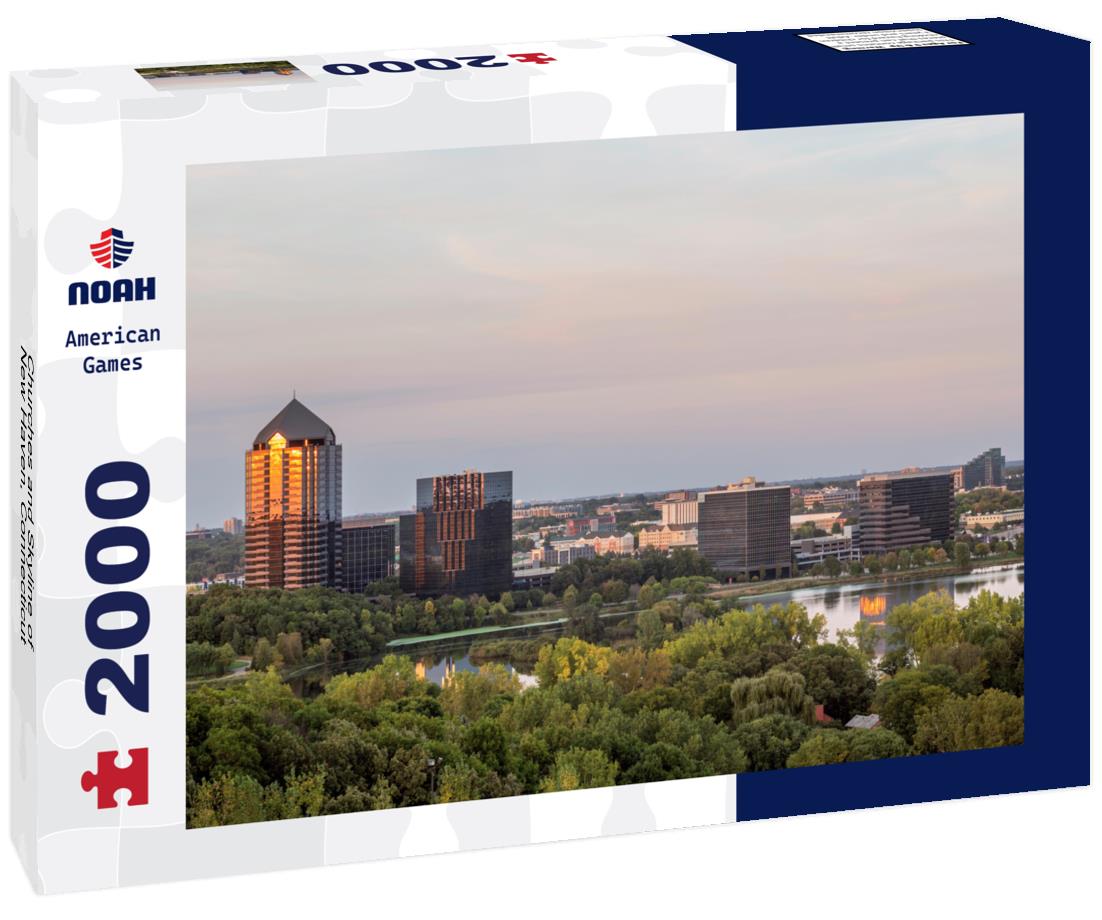 Noah Jigsaw Puzzle Churches and Skyline of New Haven, Connecticut 2000 pieces