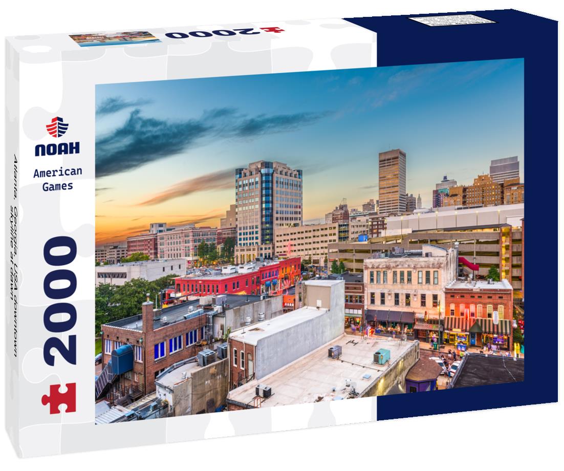 Noah Jigsaw Puzzle Atlanta, Georgia, USA downtown skyline at dawn 2000 pieces