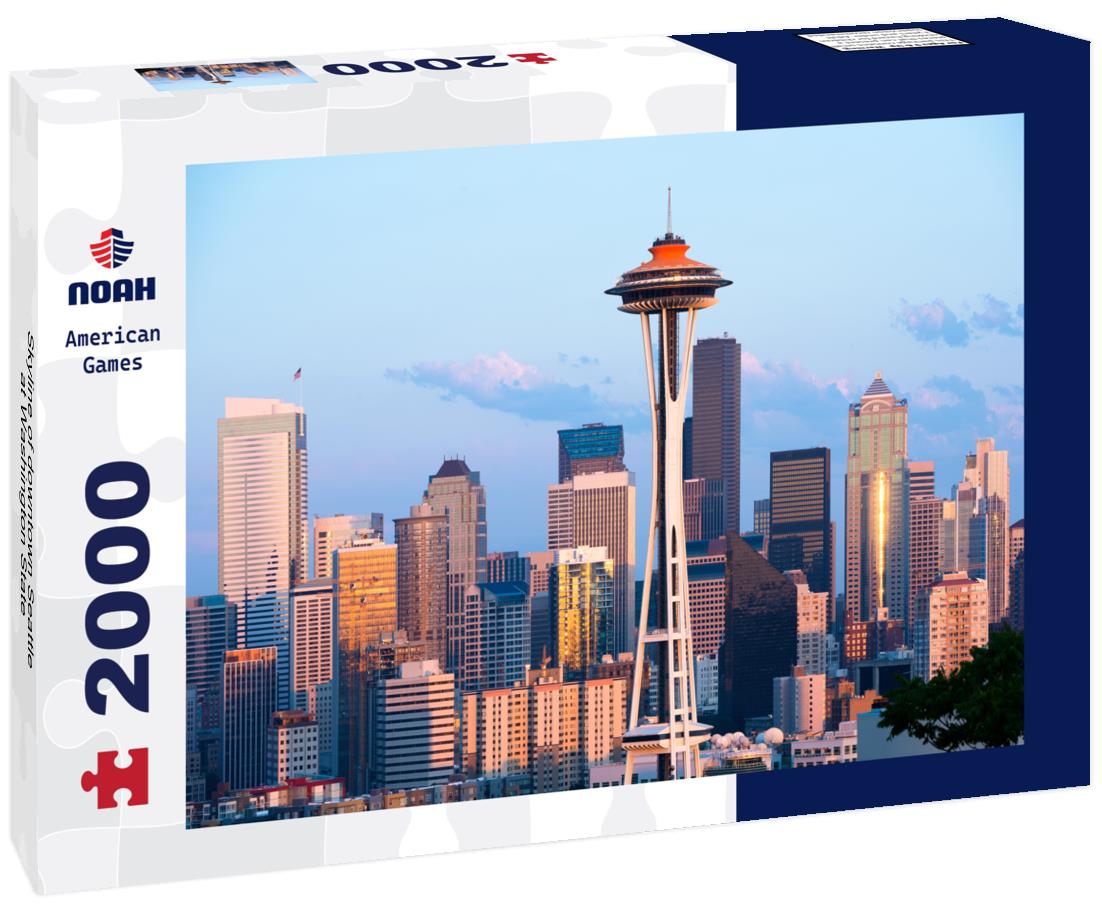 Noah Jigsaw Puzzle Skyline of downtown Seattle at Washington State 2000 pieces