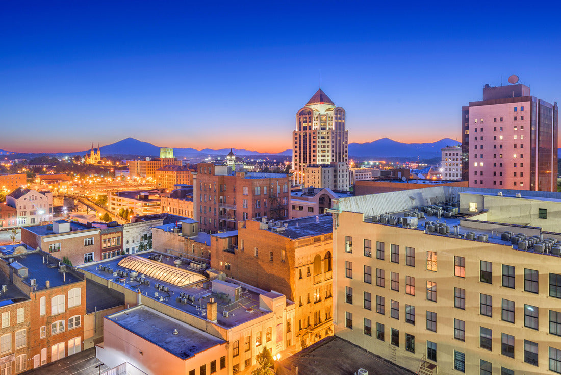 Noah Jigsaw Puzzle Roanoke, Virginia, USA downtown skyline at dawn 2000 pieces