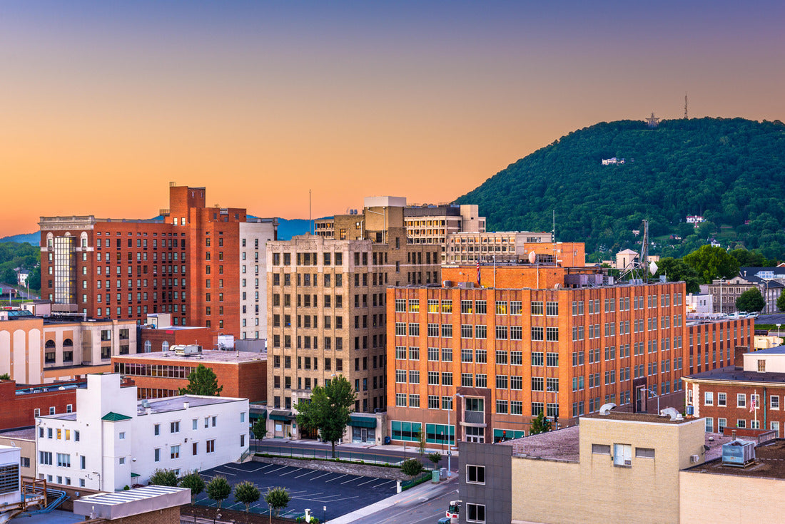 Noah Jigsaw Puzzle Roanoke, Virginia, USA downtown skyline at dusk 2000 pieces