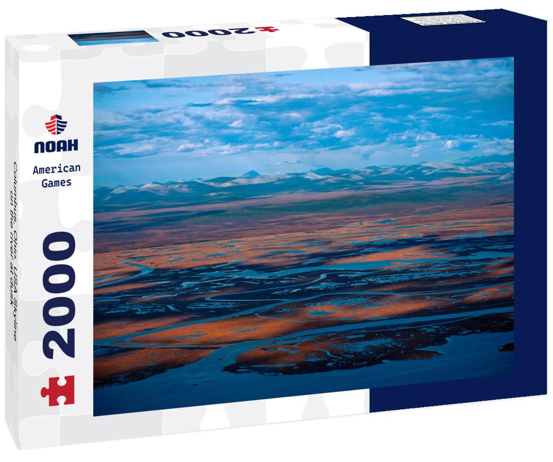 Noah Jigsaw Puzzle Columbus, Ohio, USA Skyline on the river at dusk 2000 pieces