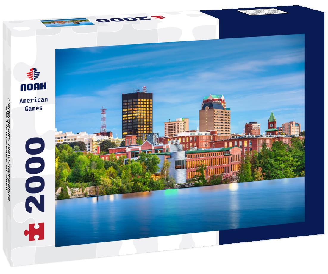 Noah Jigsaw Puzzle Portsmouth, New Hampshire, USA townscape at dusk 2000 pieces