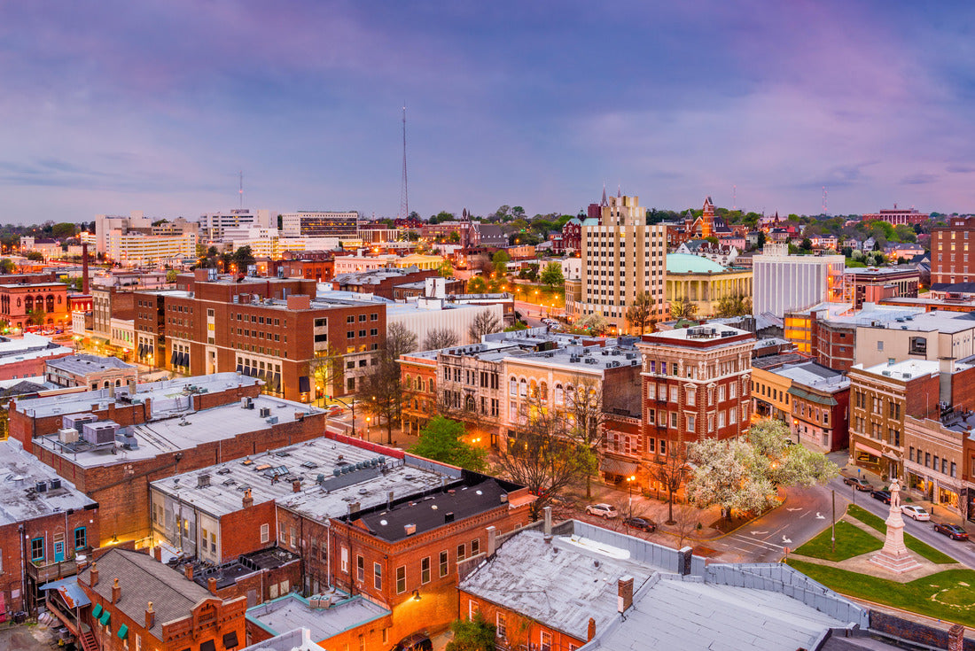 Noah Jigsaw Puzzle Macon, Georgia, USA downtown city skyline at dusk 2000 pieces