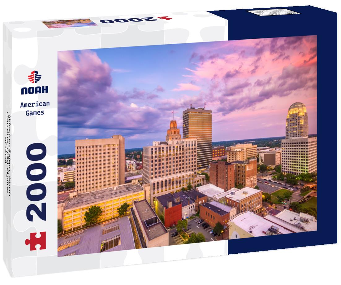 Winston-Salem, North Carolina, USA skyline at dusk 2000pc Puzzle