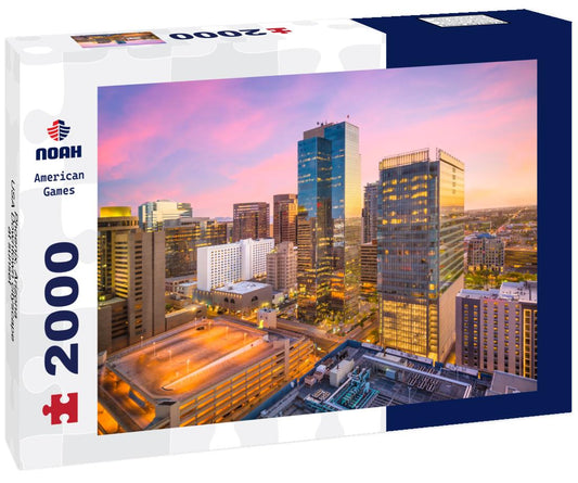 Noah Jigsaw Puzzle Phoenix, Arizona, USA Downtown cityscape at sunset 2000 pieces