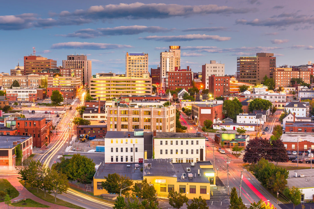 Noah Jigsaw Puzzle Portland, Maine, USA downtown city skyline at dusk 2000 pieces