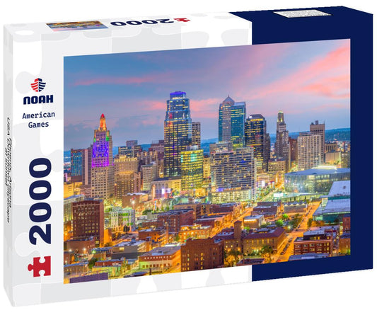 Noah Jigsaw Puzzle Phoenix, Arizona, USA Downtown cityscape at sunset 2000 pieces