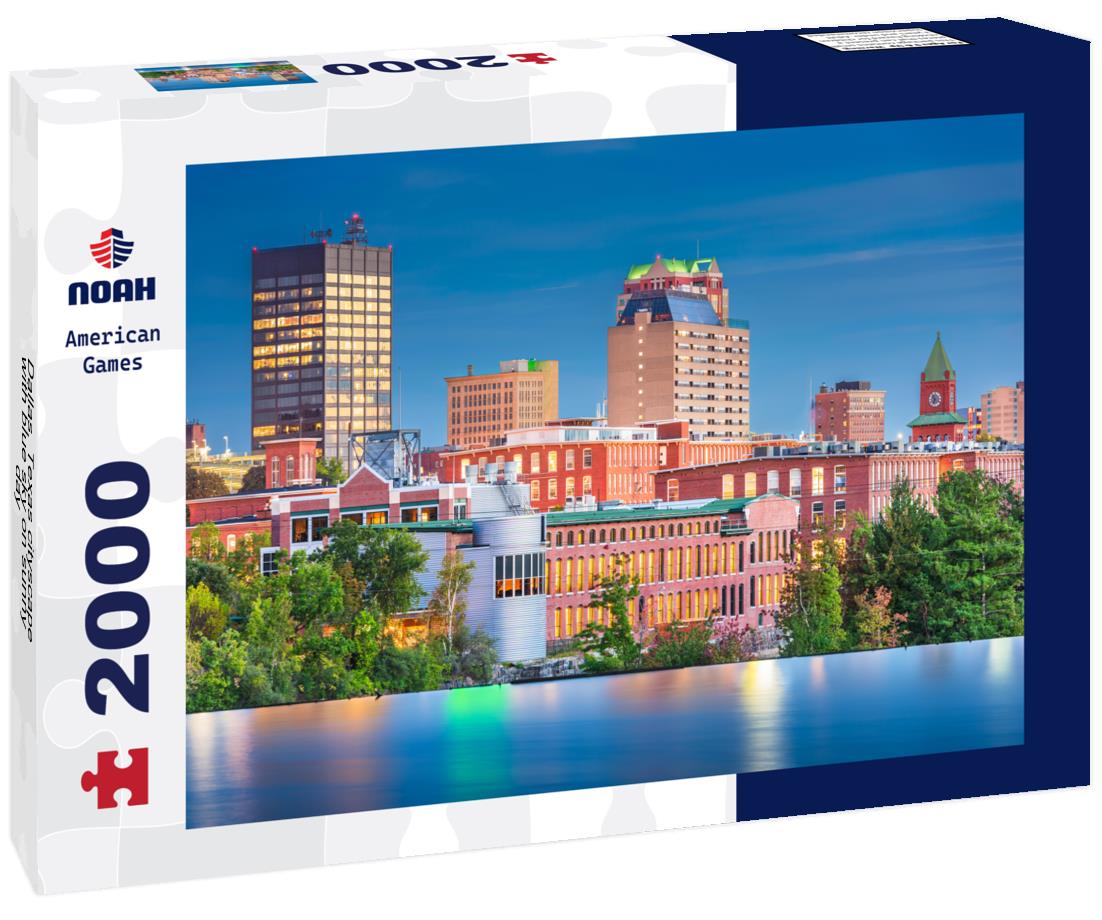 Noah Jigsaw Puzzle Dallas, Texas cityscape with blue sky on sunny day 2000 pieces