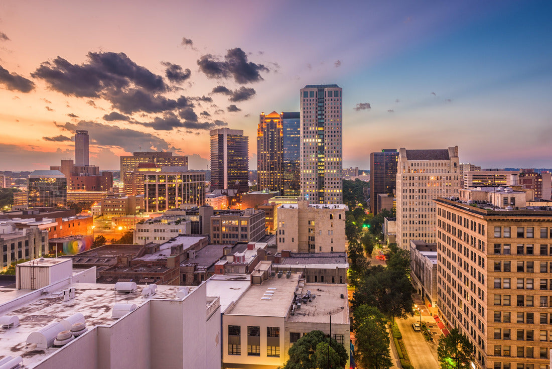 Noah Jigsaw Puzzle Birmingham, Alabama, USA downtown cityscape at dusk 2000 pieces