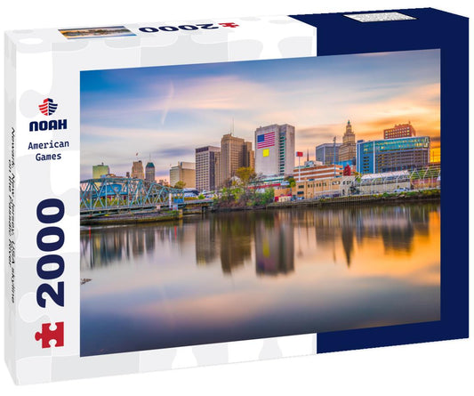 Noah Jigsaw Puzzle Newark, New Jersey, USA skyline on the Passaic River 2000 pieces