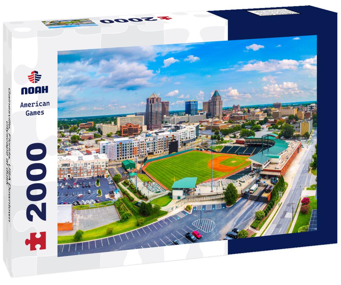 Noah Jigsaw Puzzle Gainesville, Florida, USA Downtown cityscape at dusk 2000 pieces