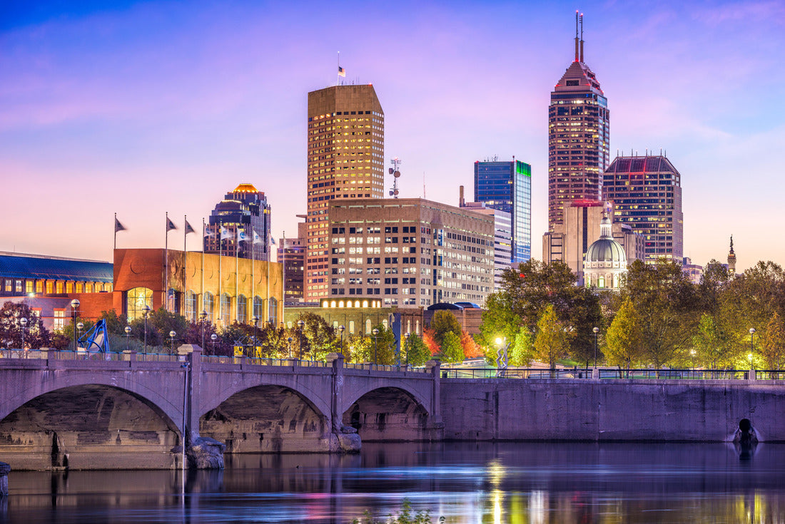 Noah Jigsaw Puzzle Indianapolis, Indiana, USA skyline on the White River 2000 pieces