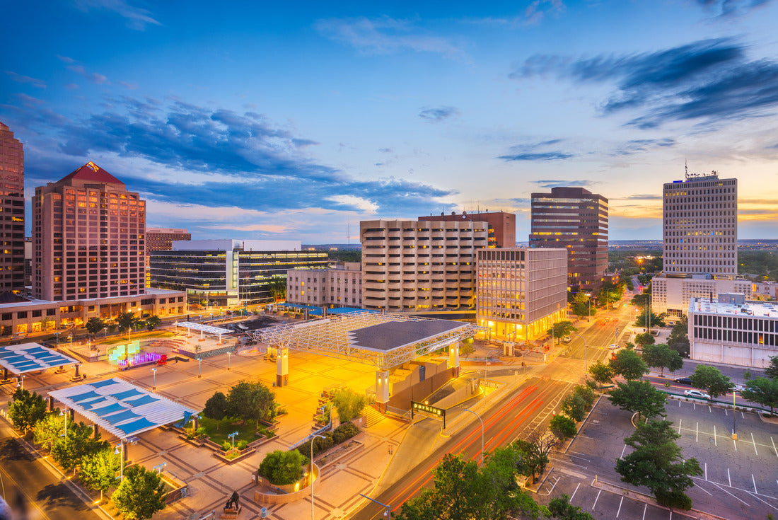 Noah Jigsaw Puzzle El Paso, Texas, USA downtown city skyline at twilight 2000 pieces