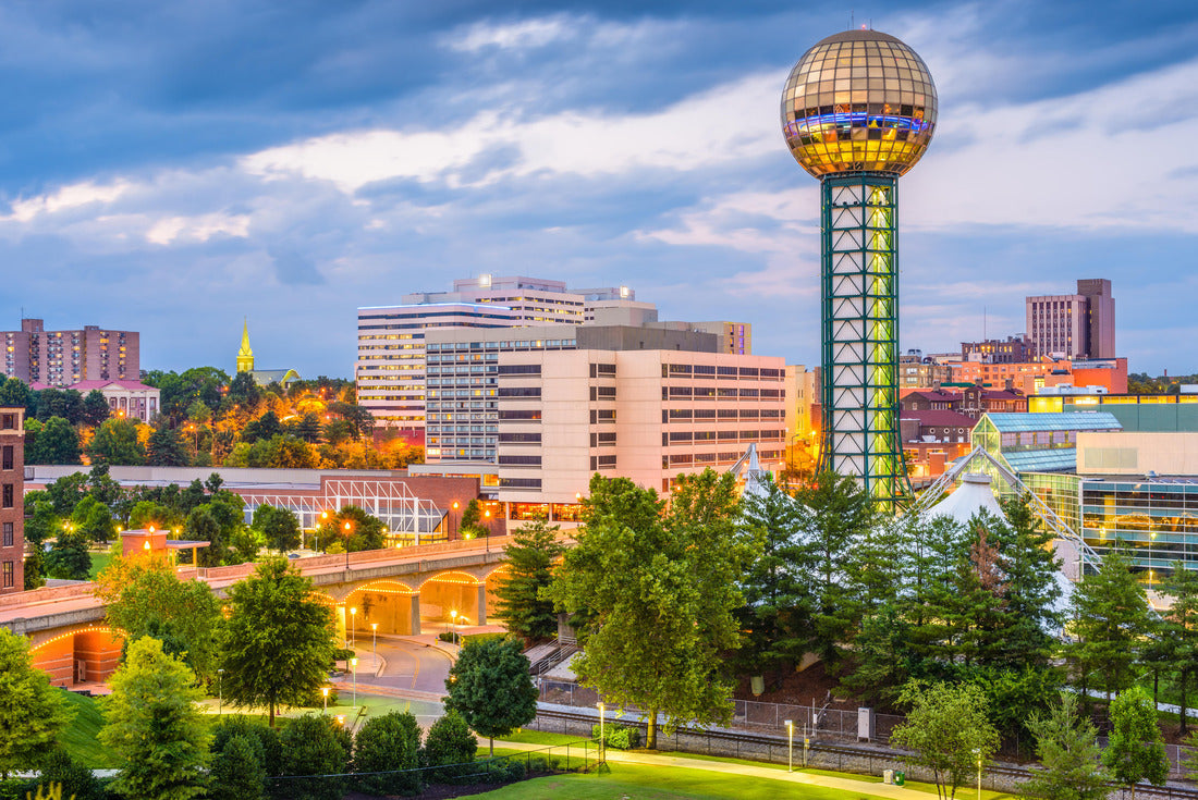 Noah Jigsaw Puzzle Knoxville, Tennessee, USA downtown skyline at twilight 2000 pieces