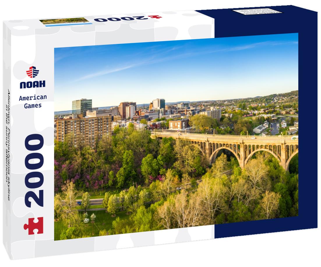 Noah Jigsaw Puzzle Allentown, Pennsylvania skyline in the sunny afternoon 2000 pieces
