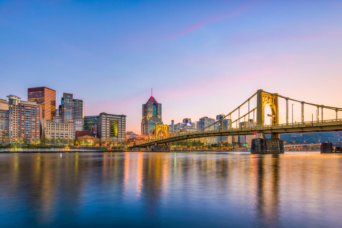 Noah Jigsaw Puzzle Pittsburgh, Pennsylvania, USA city skyline on the river 2000 pieces