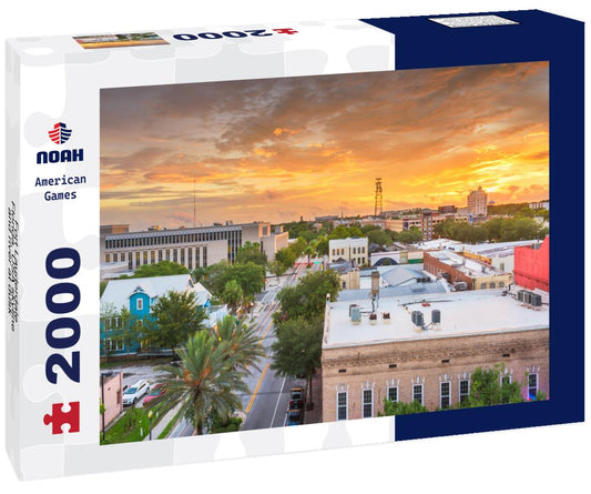 Noah Jigsaw Puzzle Fort Lauderdale, Florida, USA skyline and river at dusk 2000 pieces
