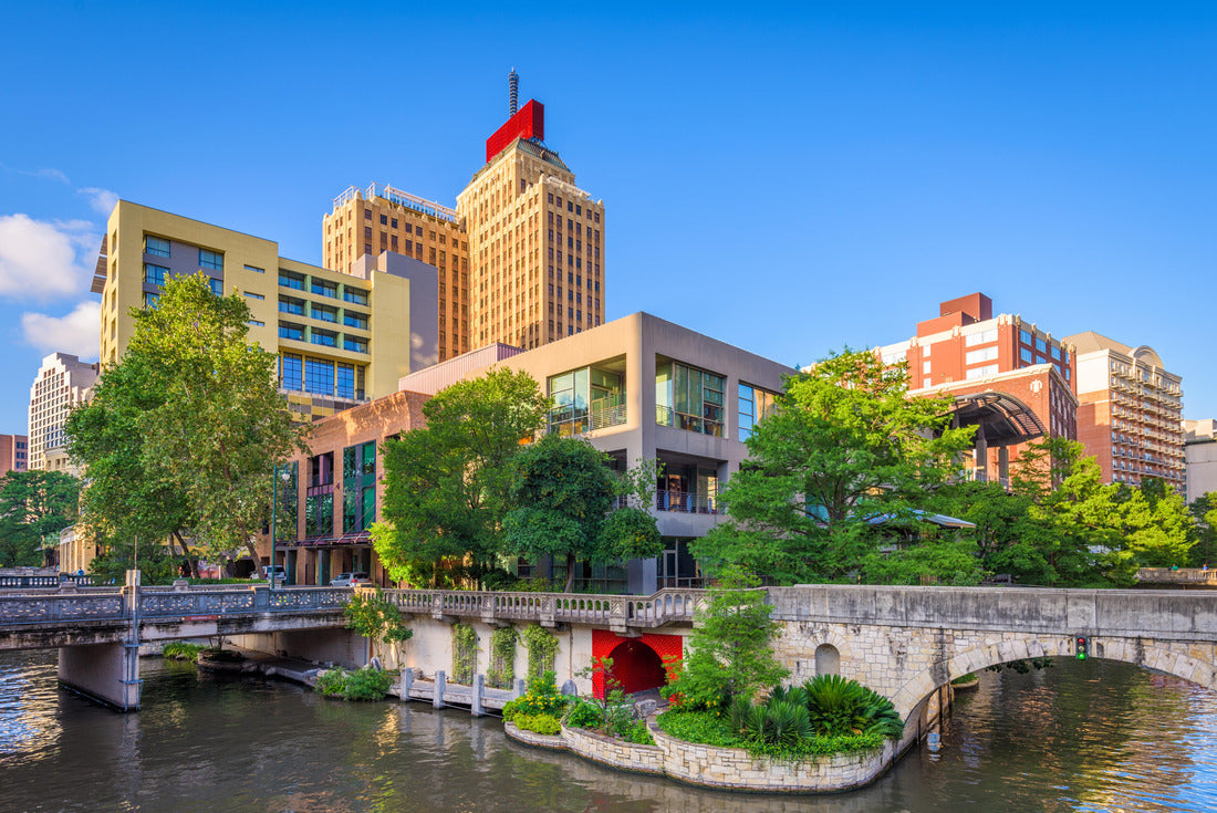 Noah Jigsaw Puzzle San Antonio, Texas, USA Downtown skyline on the river walk 2000 pieces