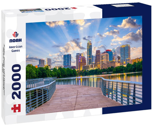 Noah Jigsaw Puzzle Austin, Texas, USA Downtown skyline over the Colorado River 2000 pieces