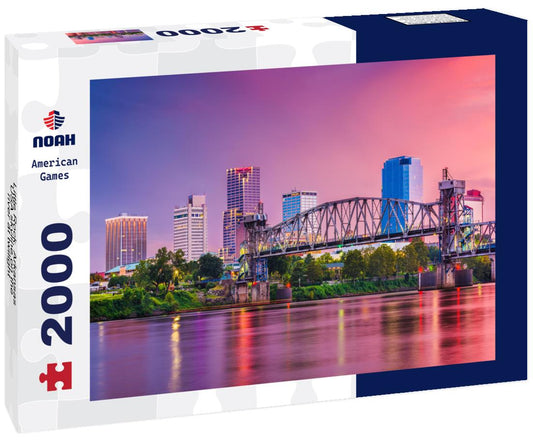 Noah Jigsaw Puzzle Little Rock, Arkansas, USA skyline on the river at twilight 2000 pieces