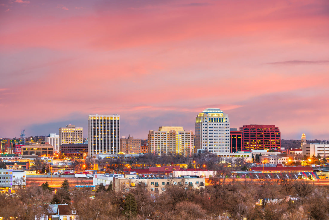 Noah Jigsaw Puzzle Albuquerque, New Mexico, USA downtown cityscape at twilight 2000 pieces