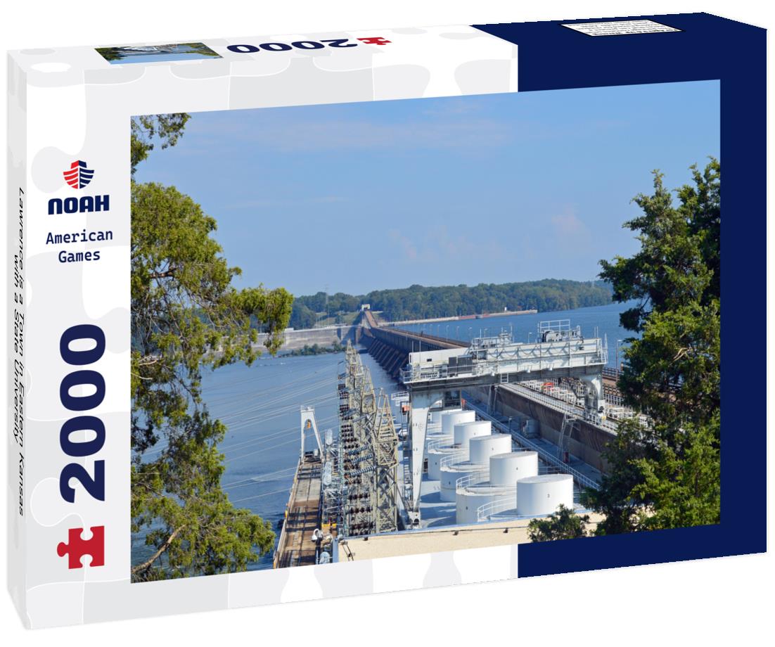 Noah Jigsaw Puzzle Lawrence is a Town in Eastern Kansas with a State University 2000 pieces