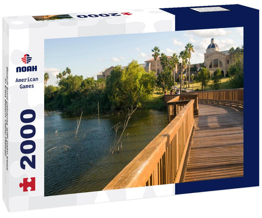 Noah Jigsaw Puzzle Beach front cabanas with palm trees in Ewa Beach Oahu Hawaii 2000 pieces