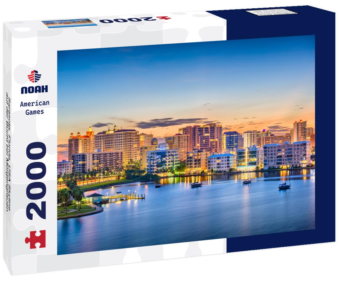 Noah Jigsaw Puzzle Sarasota, Florida, USA Skyline auf der Bucht bei Morgengrauen 2000 pieces
