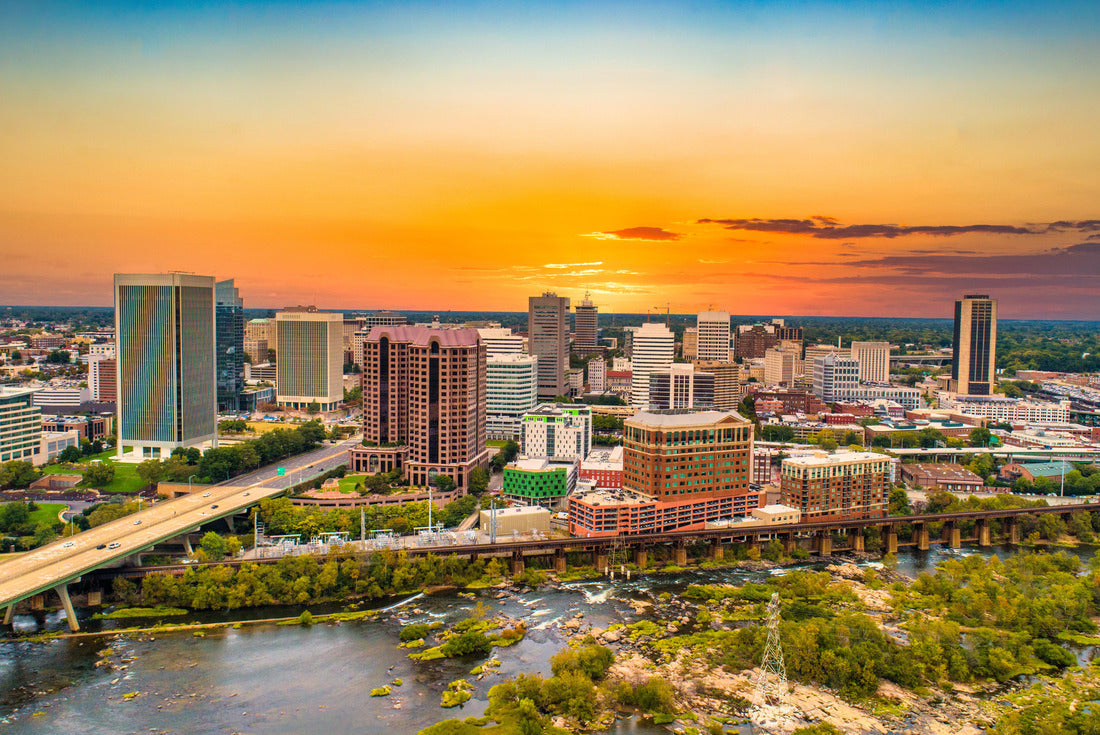 Noah Jigsaw Puzzle Richmond, Virginia, USA Downtown Drone Skyline Aerial 2000 pieces