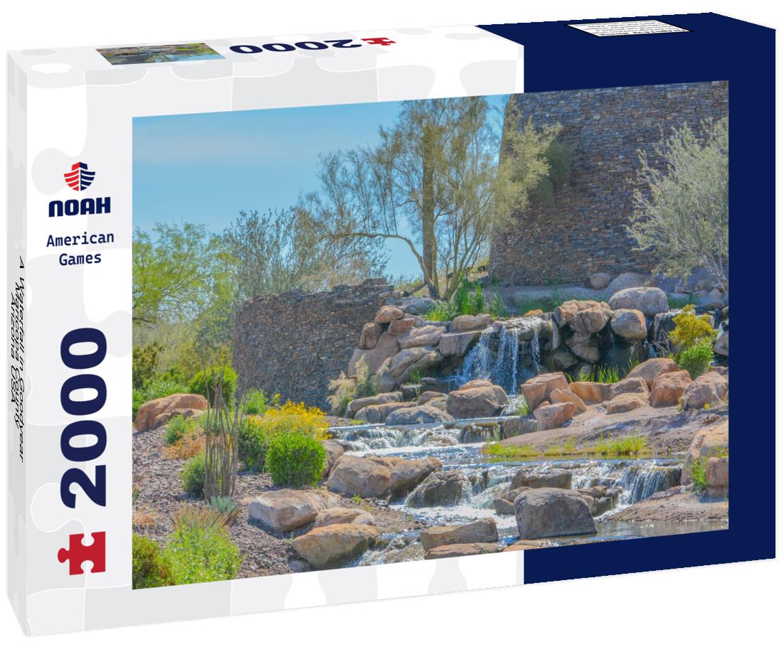 Noah Jigsaw Puzzle A Waterfall in Goodyear, Maricopa County, Arizona USA 2000 pieces